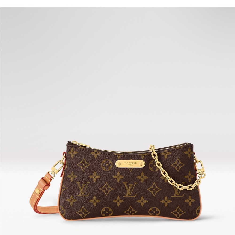 Louis Vuitton Brown Monogram Canvas Crossbody Bag POCHETTE LIV